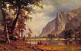 Albert Bierstadt Famous Paintings - Yosemite Valley